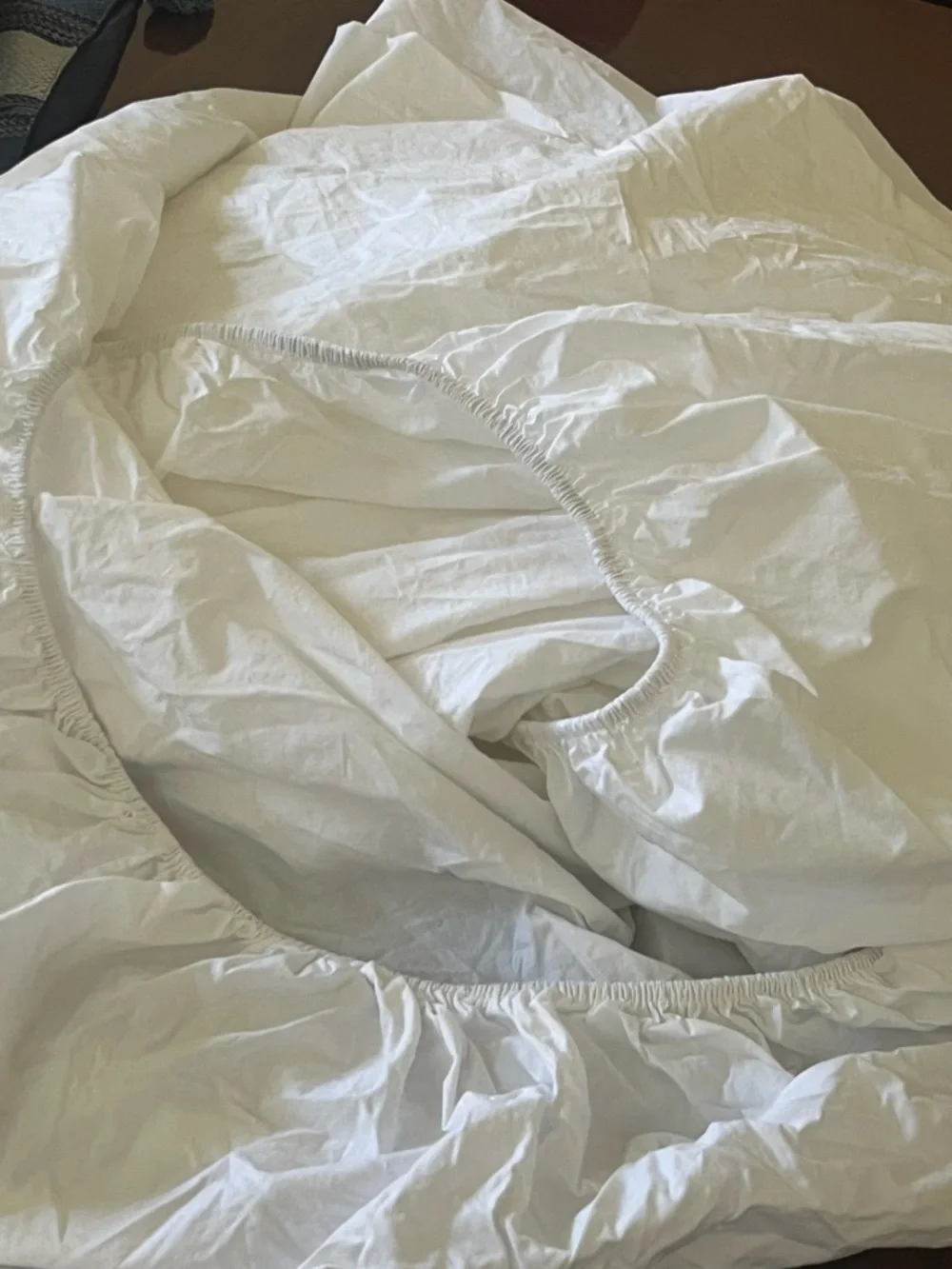 Arhaus White King size Fitted sheet only - Made in Italy